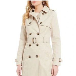 Antonio Melani Double Breasted Button Trench Coat